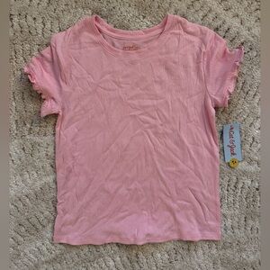 Cat & Jack girls pink tee size L (10/12) NWT
